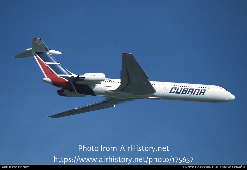 Aircraft Photo of CU-T1283 | Ilyushin Il-62M | Cubana | AirHistory.net #175657