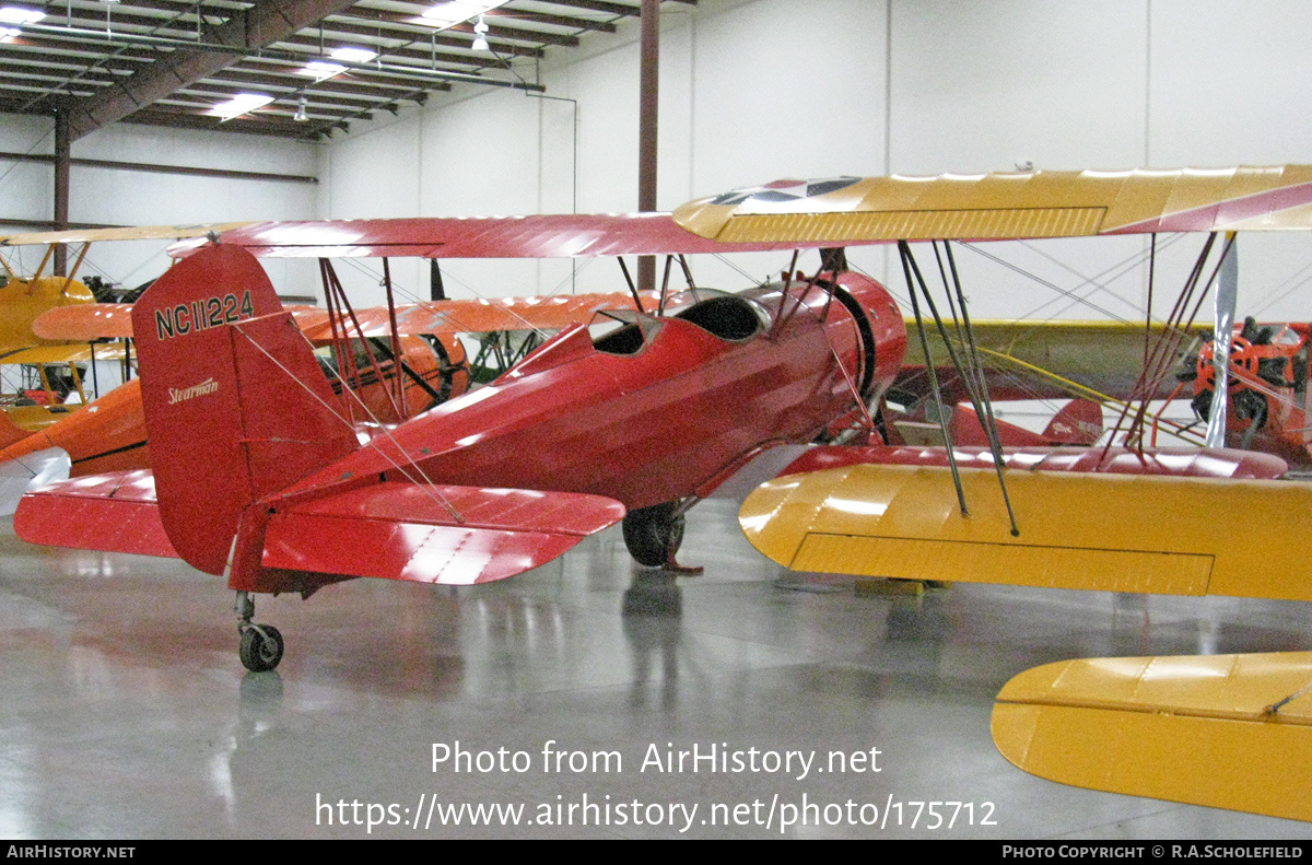 Aircraft Photo of N11224 / NC11224 | Stearman 4-E Junior Speedmail | AirHistory.net #175712