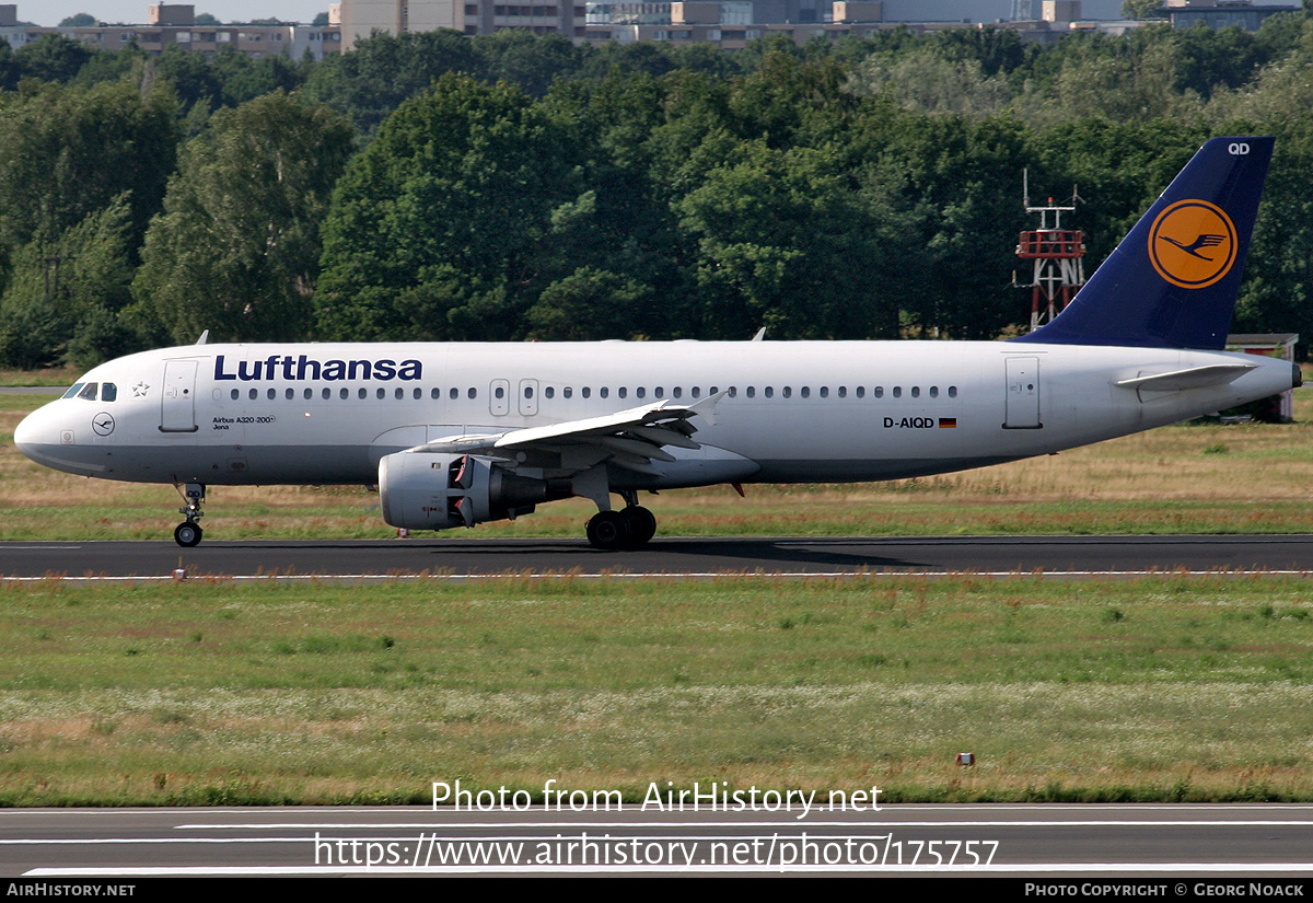 Aircraft Photo of D-AIQD | Airbus A320-211 | Lufthansa | AirHistory.net #175757