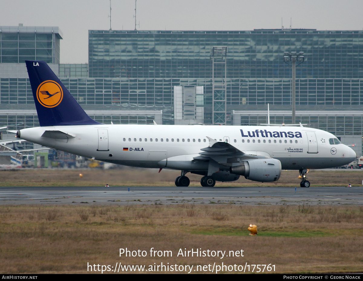 Aircraft Photo of D-AILA | Airbus A319-114 | Lufthansa | AirHistory.net #175761