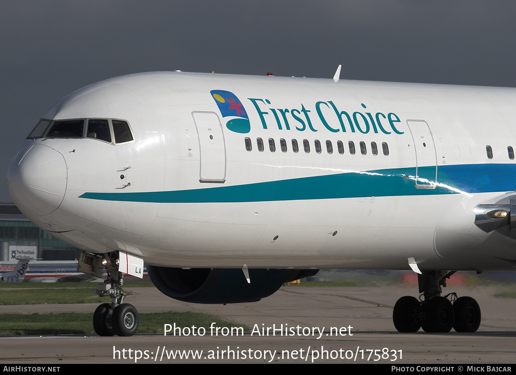 Aircraft Photo of G-DBLA | Boeing 767-35E/ER | First Choice Airways | AirHistory.net #175831