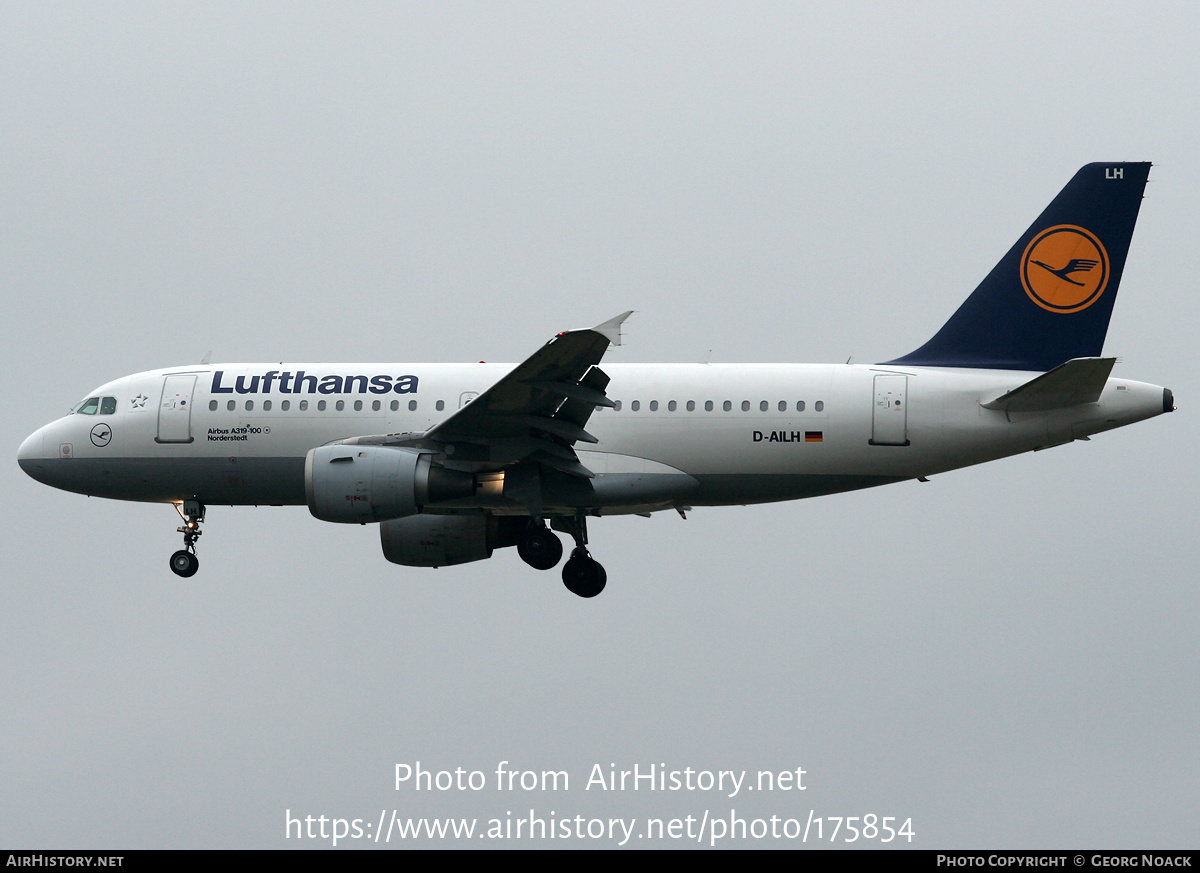 Aircraft Photo of D-AILH | Airbus A319-114 | Lufthansa | AirHistory.net #175854