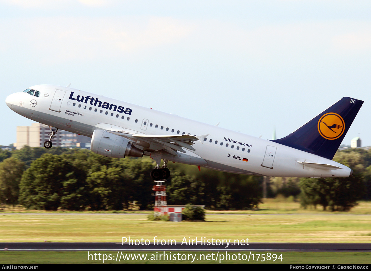 Aircraft Photo of D-AIBC | Airbus A319-112 | Lufthansa | AirHistory.net #175894