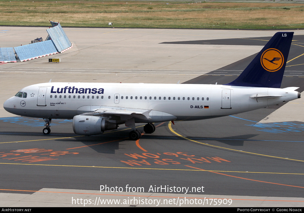 Aircraft Photo of D-AILS | Airbus A319-114 | Lufthansa | AirHistory.net #175909