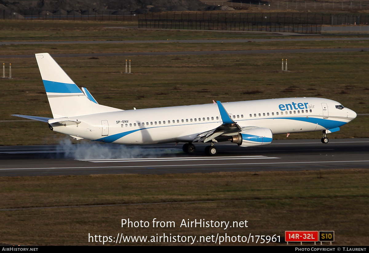 Aircraft Photo of SP-ENV | Boeing 737-8BK | Enter Air | AirHistory.net #175961