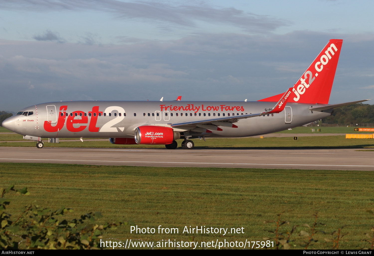 Aircraft Photo of G-DRTE | Boeing 737-8K5 | Jet2 | AirHistory.net #175981