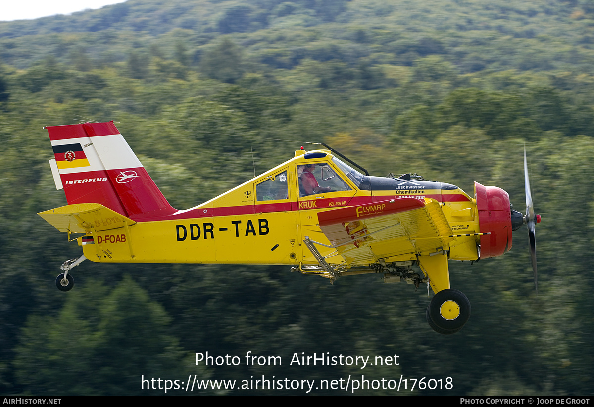 Aircraft Photo of D-FOAB / DDR-TAB | PZL-Okecie PZL-106AR Kruk | Gehling Flugtechnik | Interflug | AirHistory.net #176018