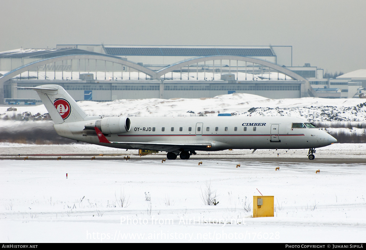 Aircraft Photo of OY-RJD | Canadair CRJ-200LR (CL-600-2B19) | Cimber Air | AirHistory.net #176028