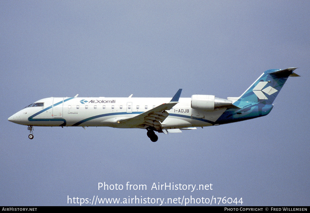 Aircraft Photo of I-ADJB | Bombardier CRJ-200LR (CL-600-2B19) | Air Dolomiti | AirHistory.net #176044