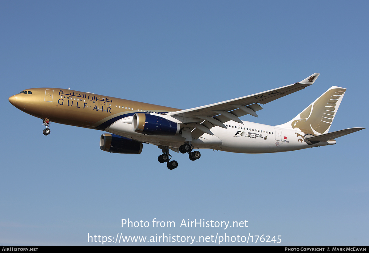 Aircraft Photo of A9C-KA | Airbus A330-243 | Gulf Air | AirHistory.net #176245