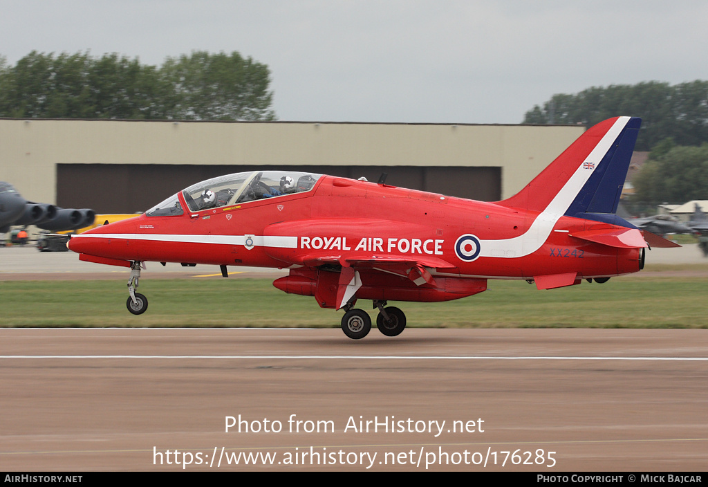 Aircraft Photo of XX242 | British Aerospace Hawk T.1 | UK - Air Force | AirHistory.net #176285