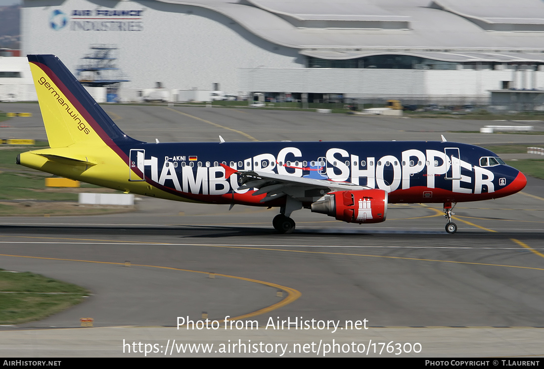 Aircraft Photo of D-AKNI | Airbus A319-112 | Germanwings | AirHistory.net #176300