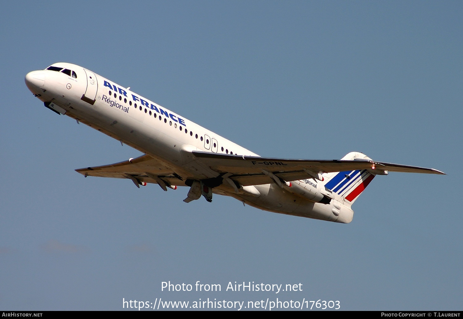 Aircraft Photo of F-GPNL | Fokker 100 (F28-0100) | Air France | AirHistory.net #176303