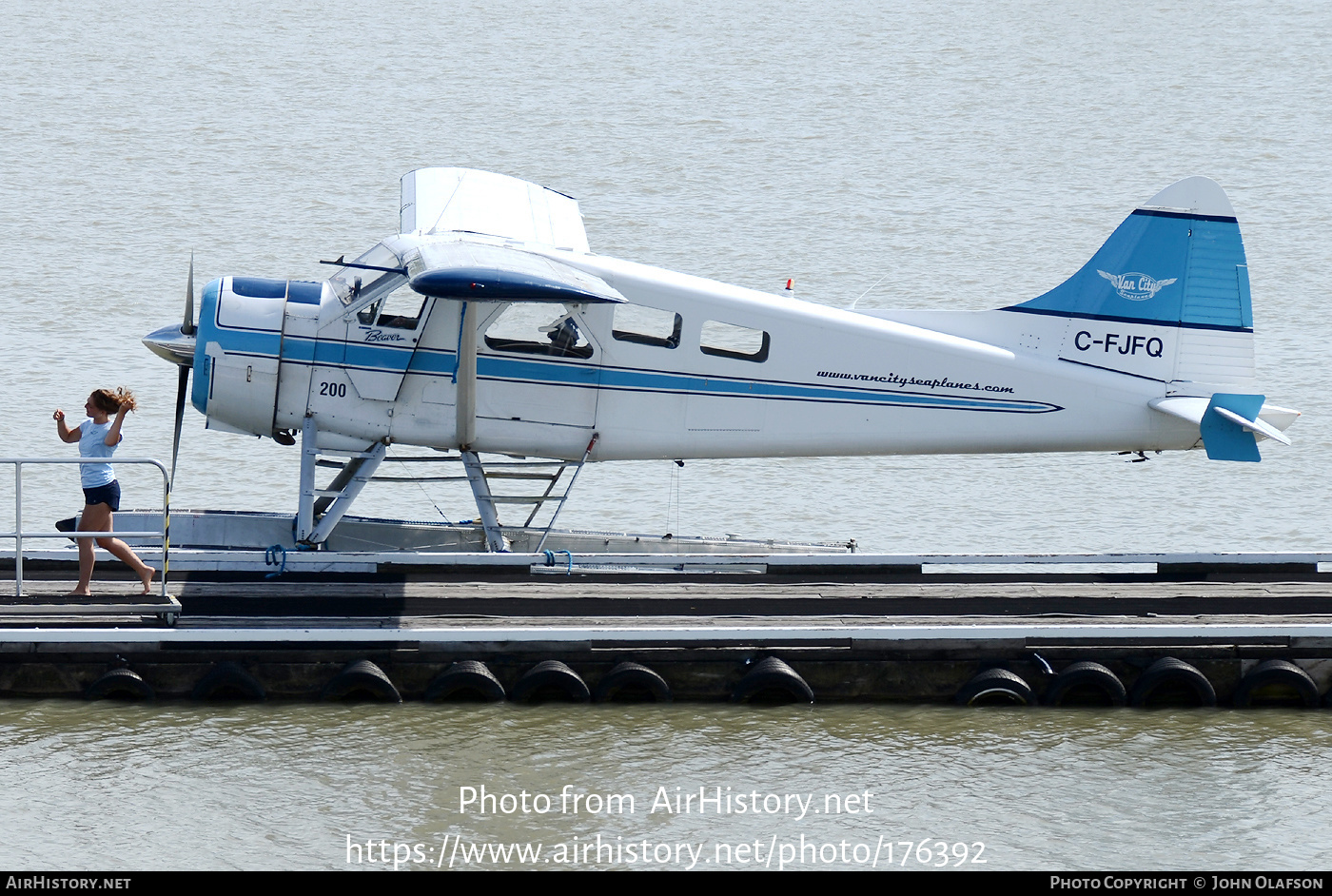 Aircraft Photo of C-FJFQ | De Havilland Canada DHC-2 Beaver Mk1 | Van City Seaplanes | AirHistory.net #176392