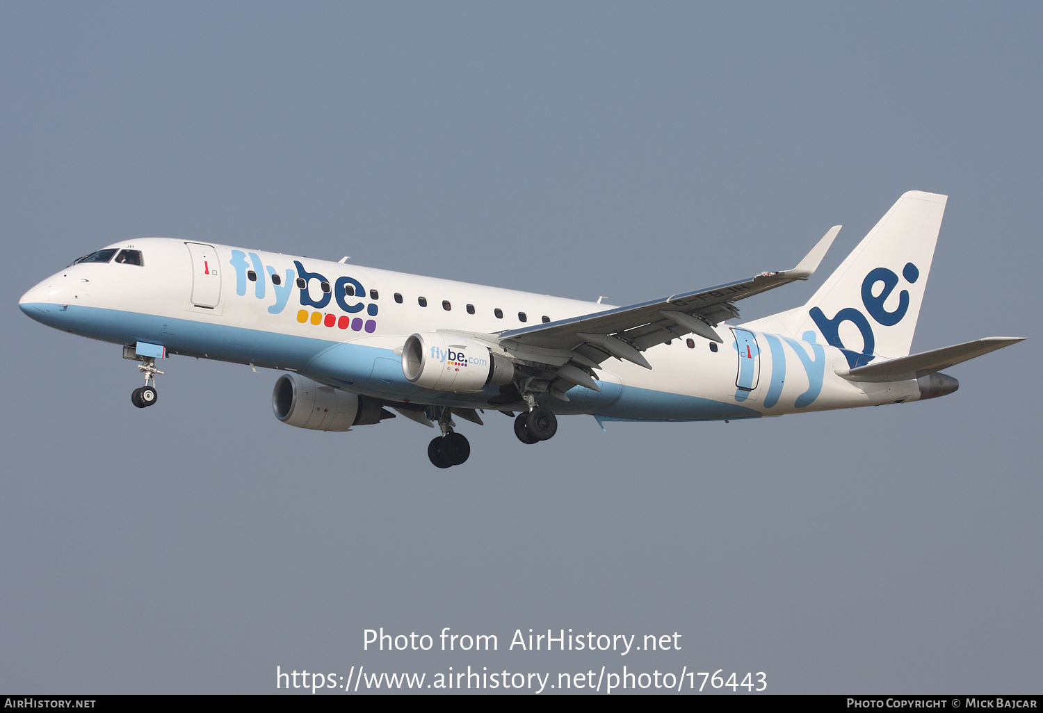 Aircraft Photo of G-FBJH | Embraer 175STD (ERJ-170-200STD) | Flybe | AirHistory.net #176443