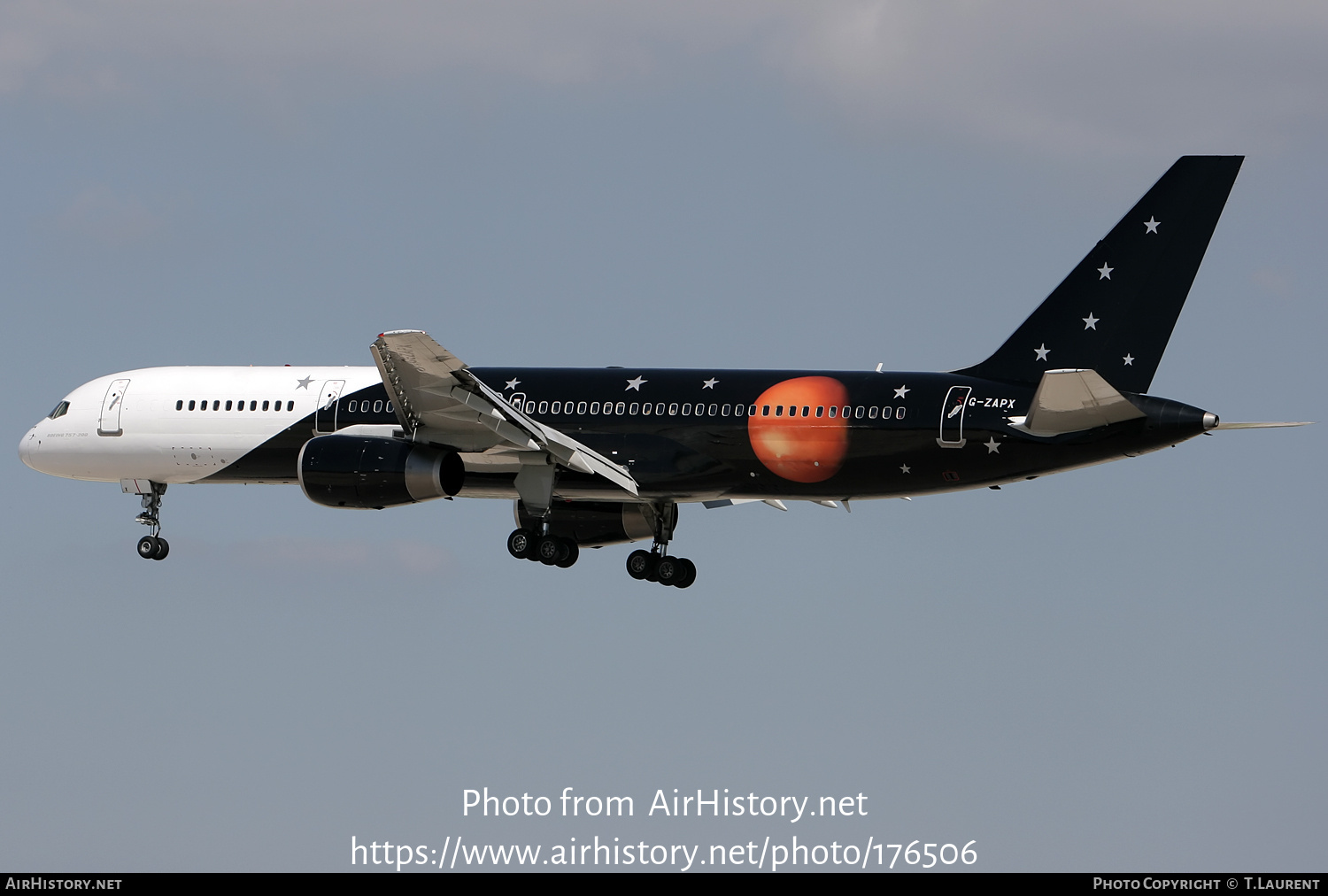 Aircraft Photo of G-ZAPX | Boeing 757-256 | Titan Airways | AirHistory.net #176506