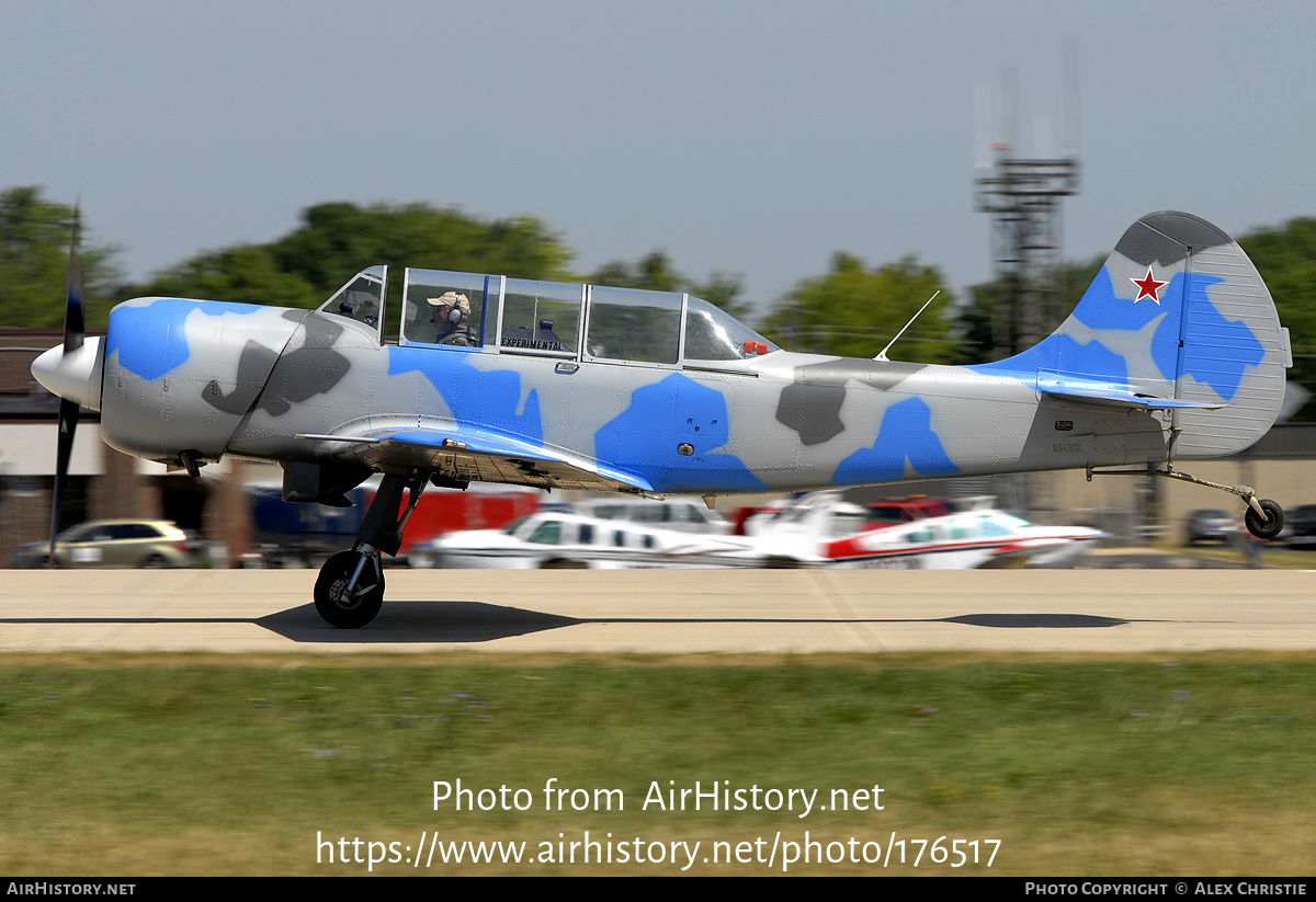 Aircraft Photo of N343DC | Yakovlev Yak-52TW | Russia - Air Force | AirHistory.net #176517