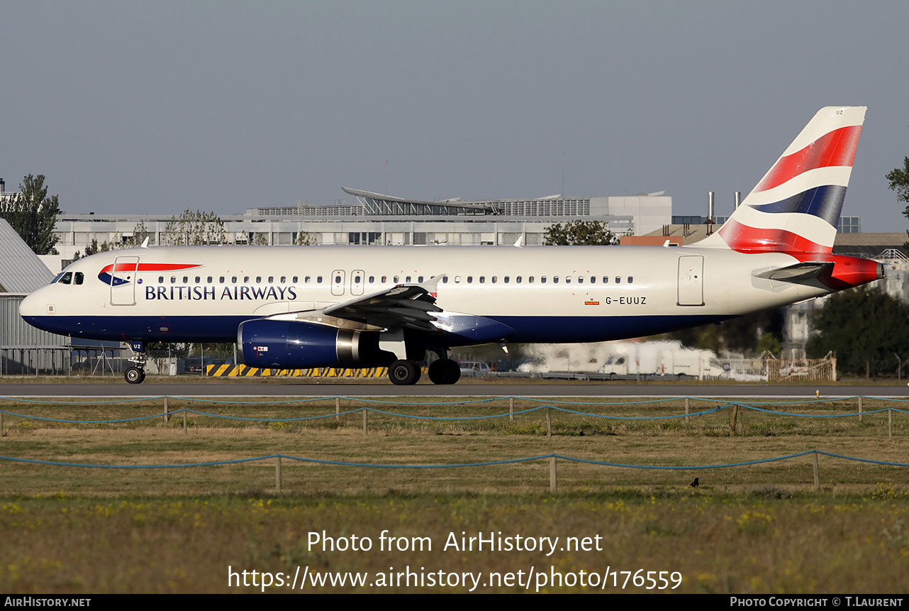 Aircraft Photo of G-EUUZ | Airbus A320-232 | British Airways | AirHistory.net #176559