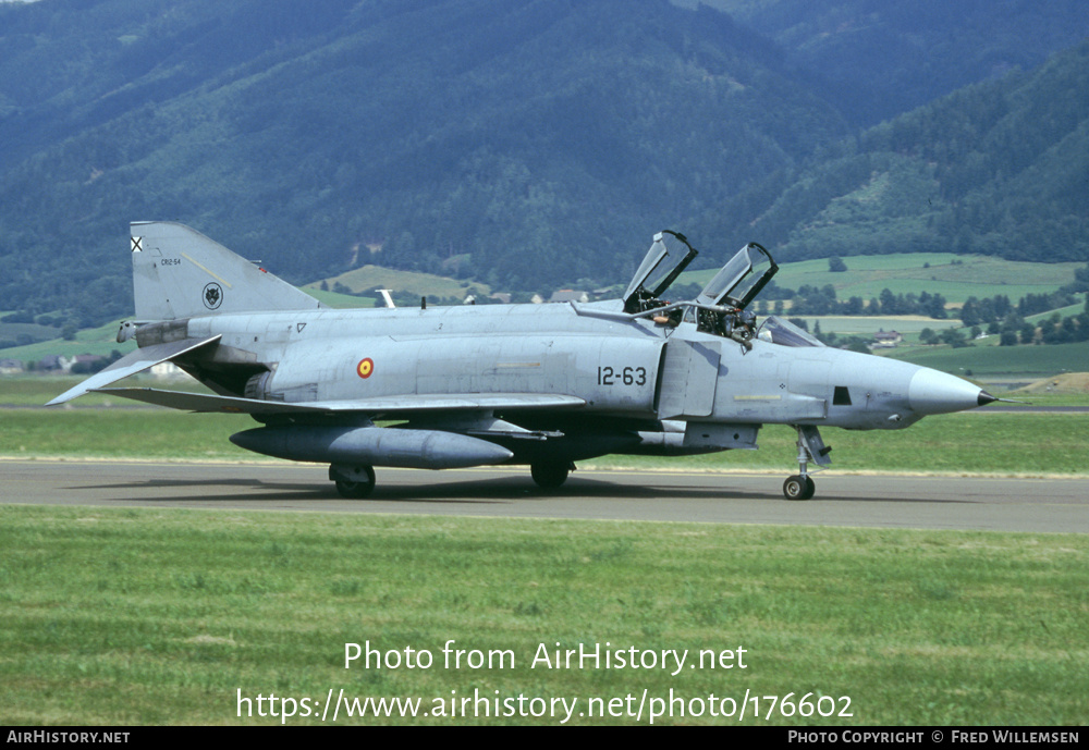 Aircraft Photo of CR12-54 | McDonnell RF-4C Phantom II | Spain - Air Force | AirHistory.net #176602