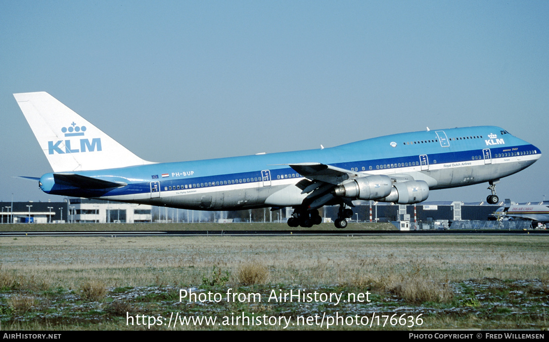 Aircraft Photo of PH-BUP | Boeing 747-206B(SUD) | KLM - Royal Dutch Airlines | AirHistory.net #176636