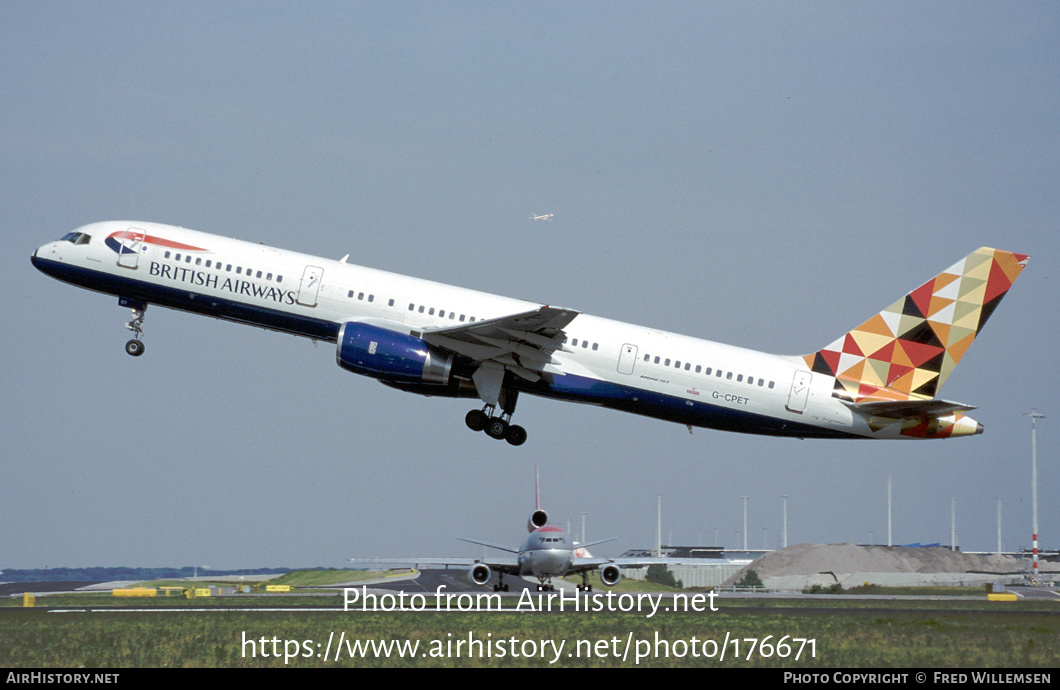 Aircraft Photo of G-CPET | Boeing 757-236 | British Airways | AirHistory.net #176671