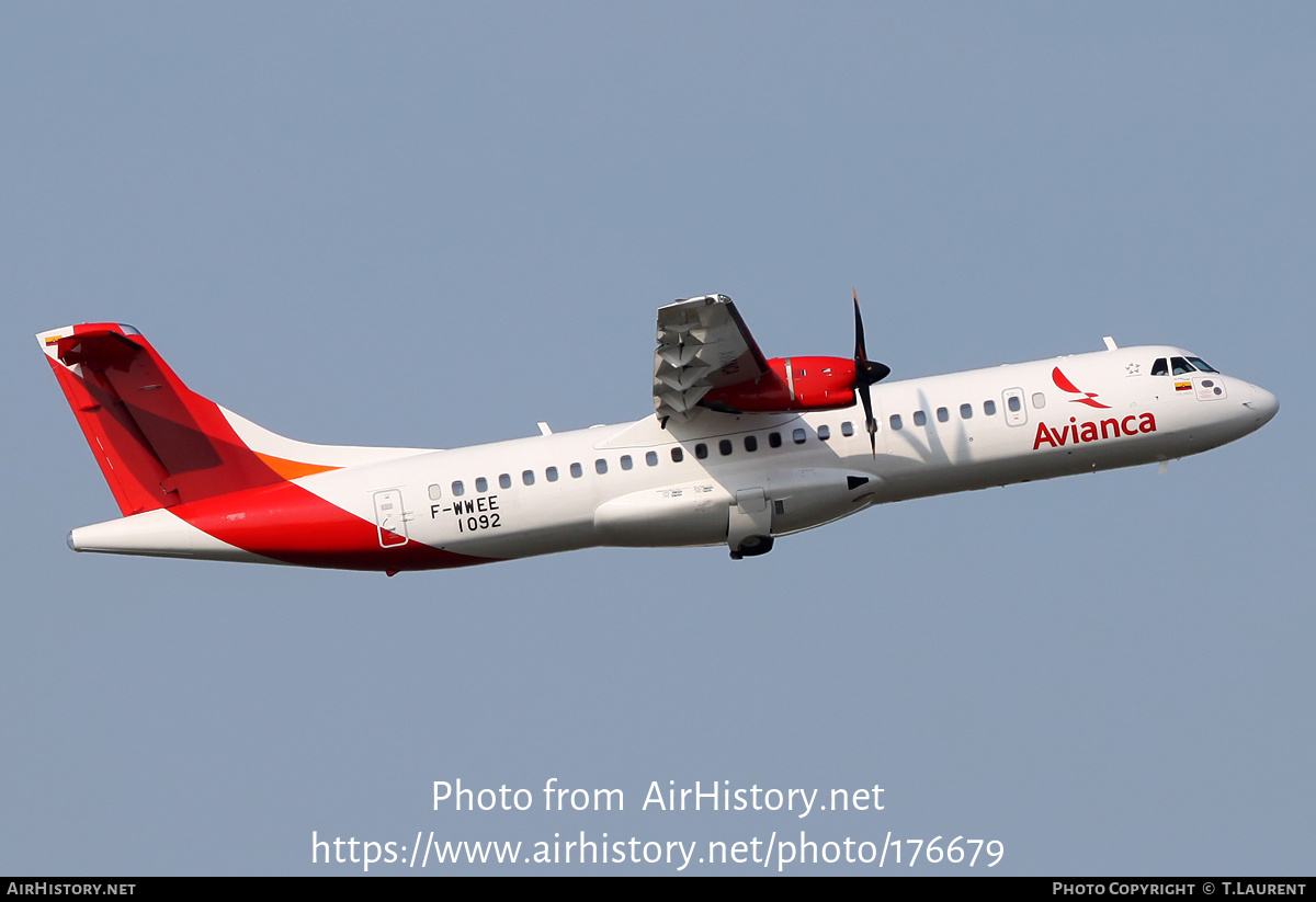 Aircraft Photo of F-WWEE | ATR ATR-72-600 (ATR-72-212A) | Avianca | AirHistory.net #176679