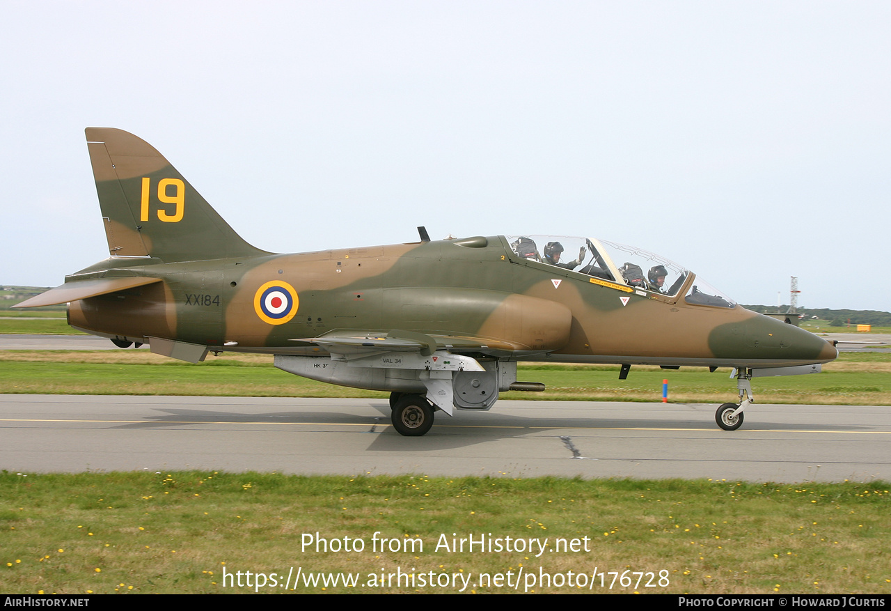 Aircraft Photo of XX184 | British Aerospace Hawk T1 | UK - Air Force | AirHistory.net #176728