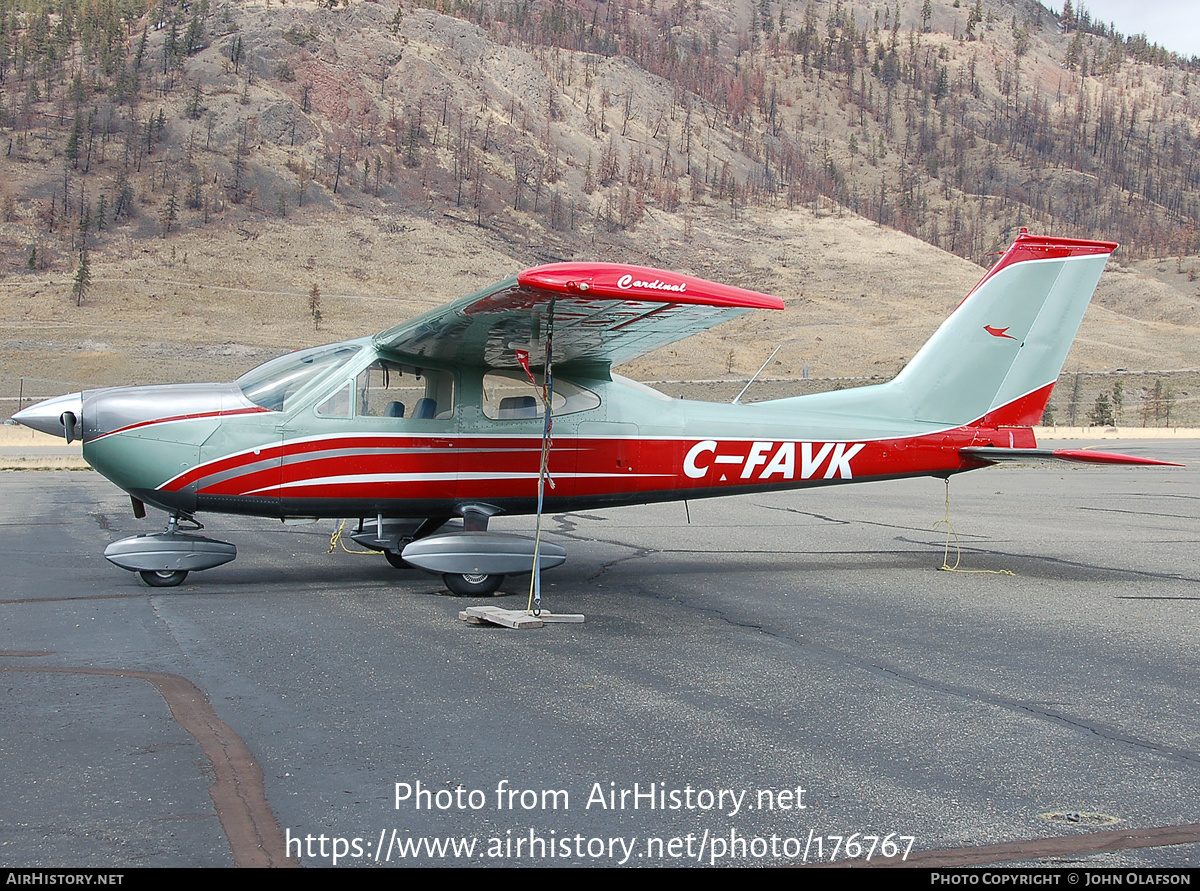 Aircraft Photo of C-FAVK | Cessna 177B | AirHistory.net #176767