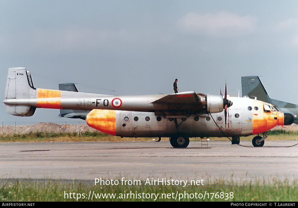 Aircraft Photo of 196 | Nord 2501F-3/RNR Noratlas | France - Air Force | AirHistory.net #176838