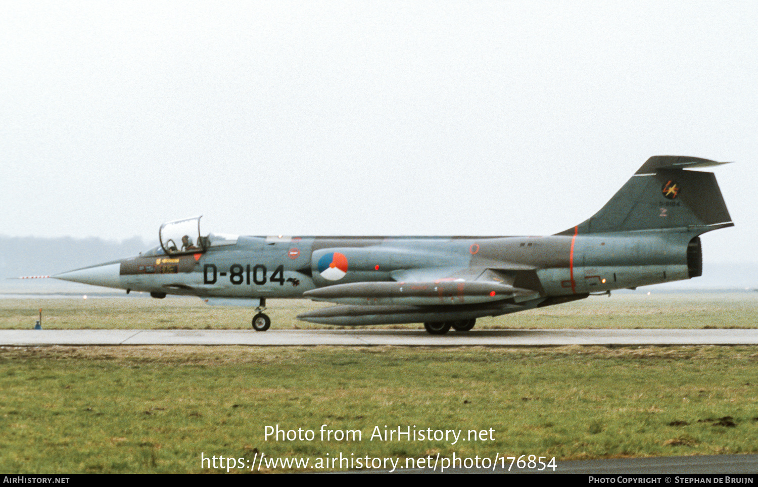 Aircraft Photo of D-8104 | Lockheed F-104G Starfighter | Netherlands - Air Force | AirHistory.net #176854