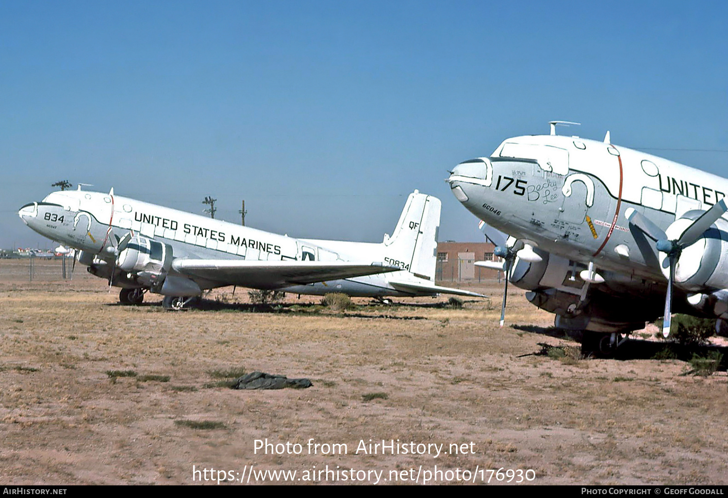 Aircraft Photo of 50834 | Douglas C-117D (DC-3S) | USA - Marines | AirHistory.net #176930