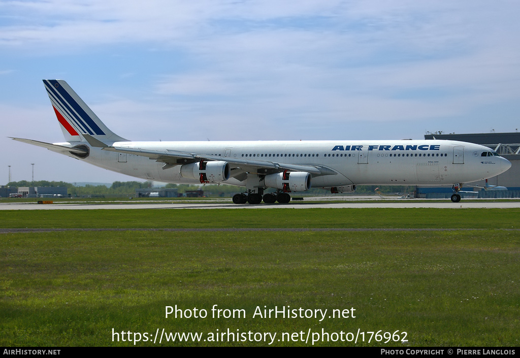 Aircraft Photo of F-GLZK | Airbus A340-313 | Air France | AirHistory.net #176962