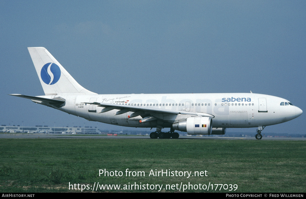 Aircraft Photo of OO-SCB | Airbus A310-222 | Sabena | AirHistory.net #177039