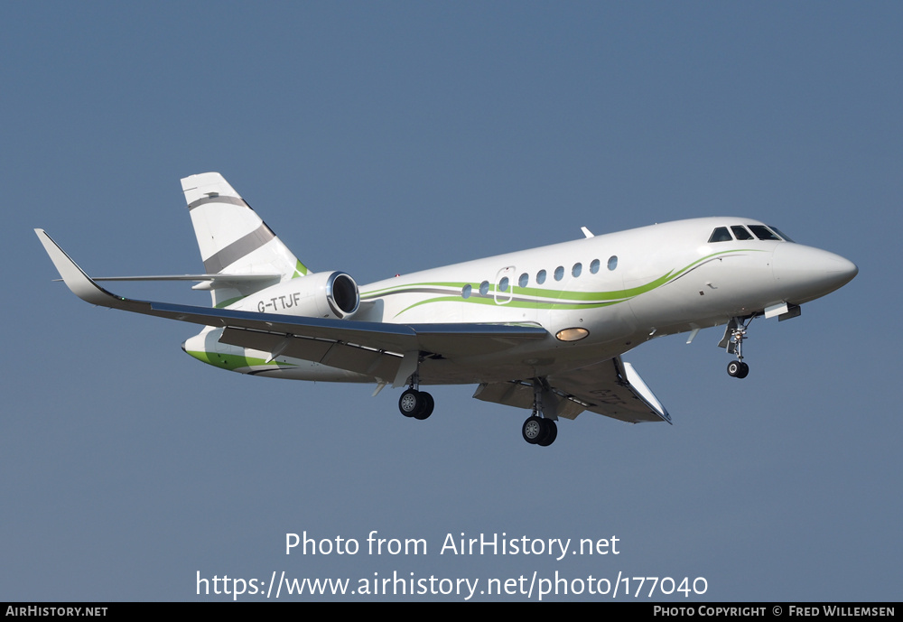 Aircraft Photo of G-TTJF | Dassault Falcon 2000S | AirHistory.net #177040