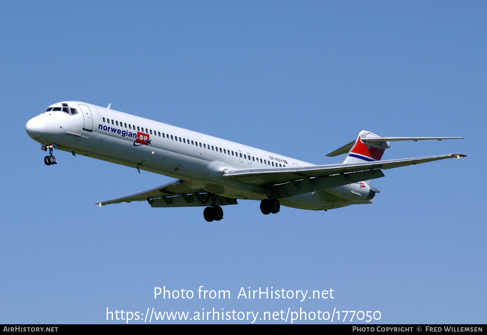 Aircraft Photo of SE-RDV | McDonnell Douglas MD-83 (DC-9-83) | Norwegian | AirHistory.net #177050