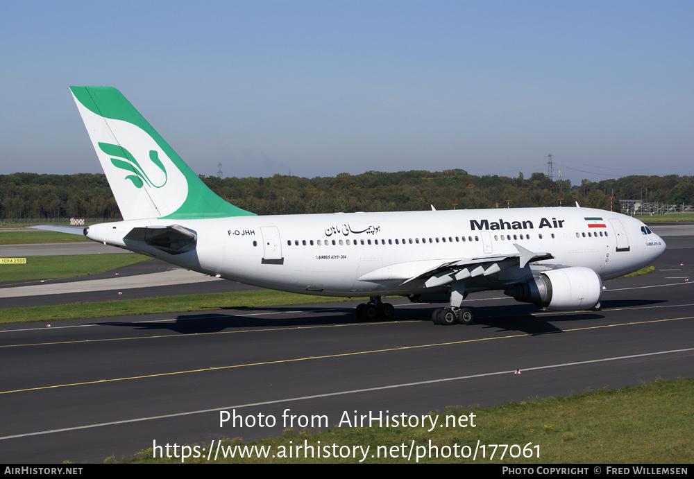 Aircraft Photo of F-OJHH | Airbus A310-304 | Mahan Air | AirHistory.net #177061