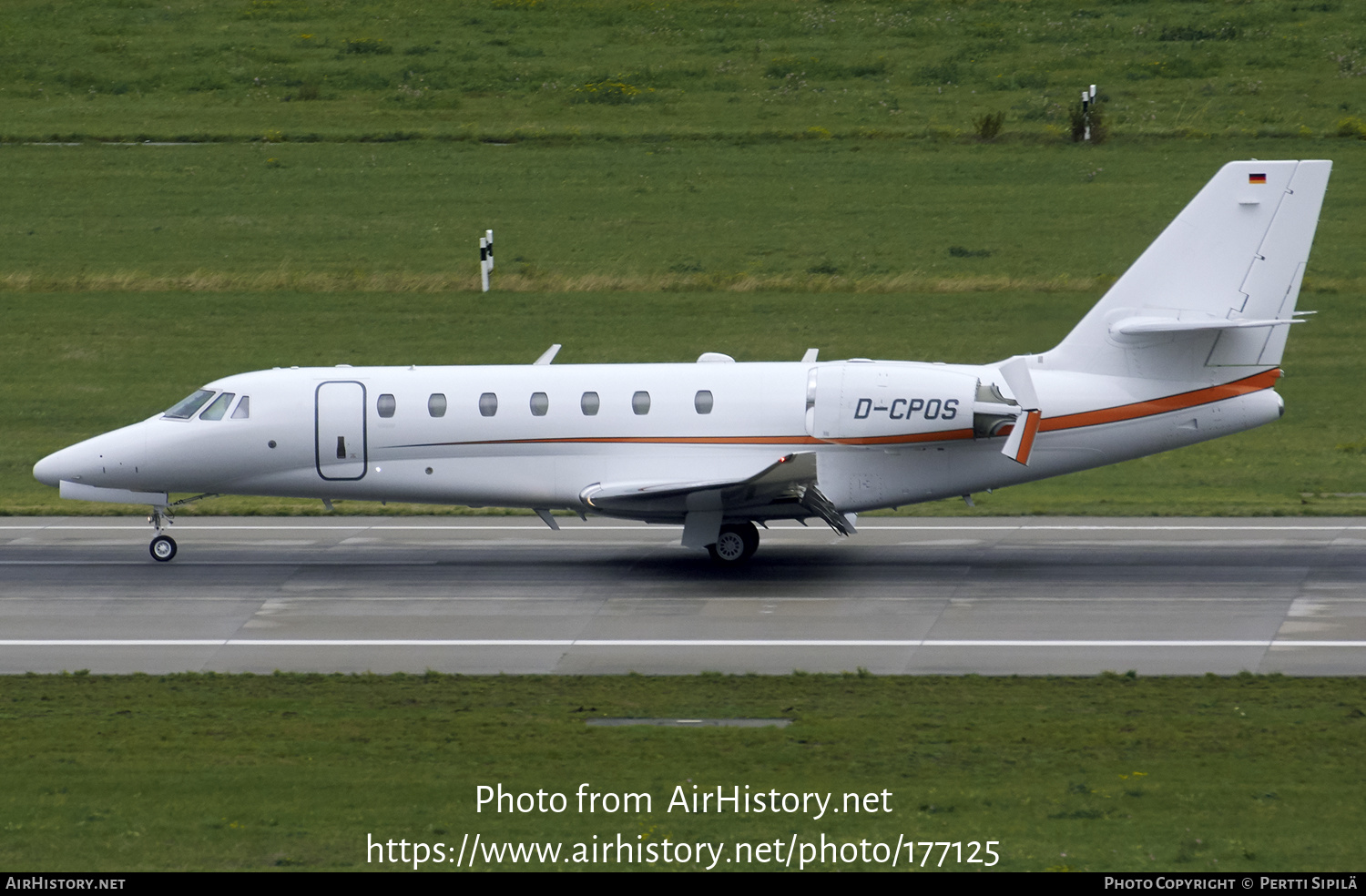 Aircraft Photo of D-CPOS | Cessna 680 Citation Sovereign+ | AirHistory.net #177125