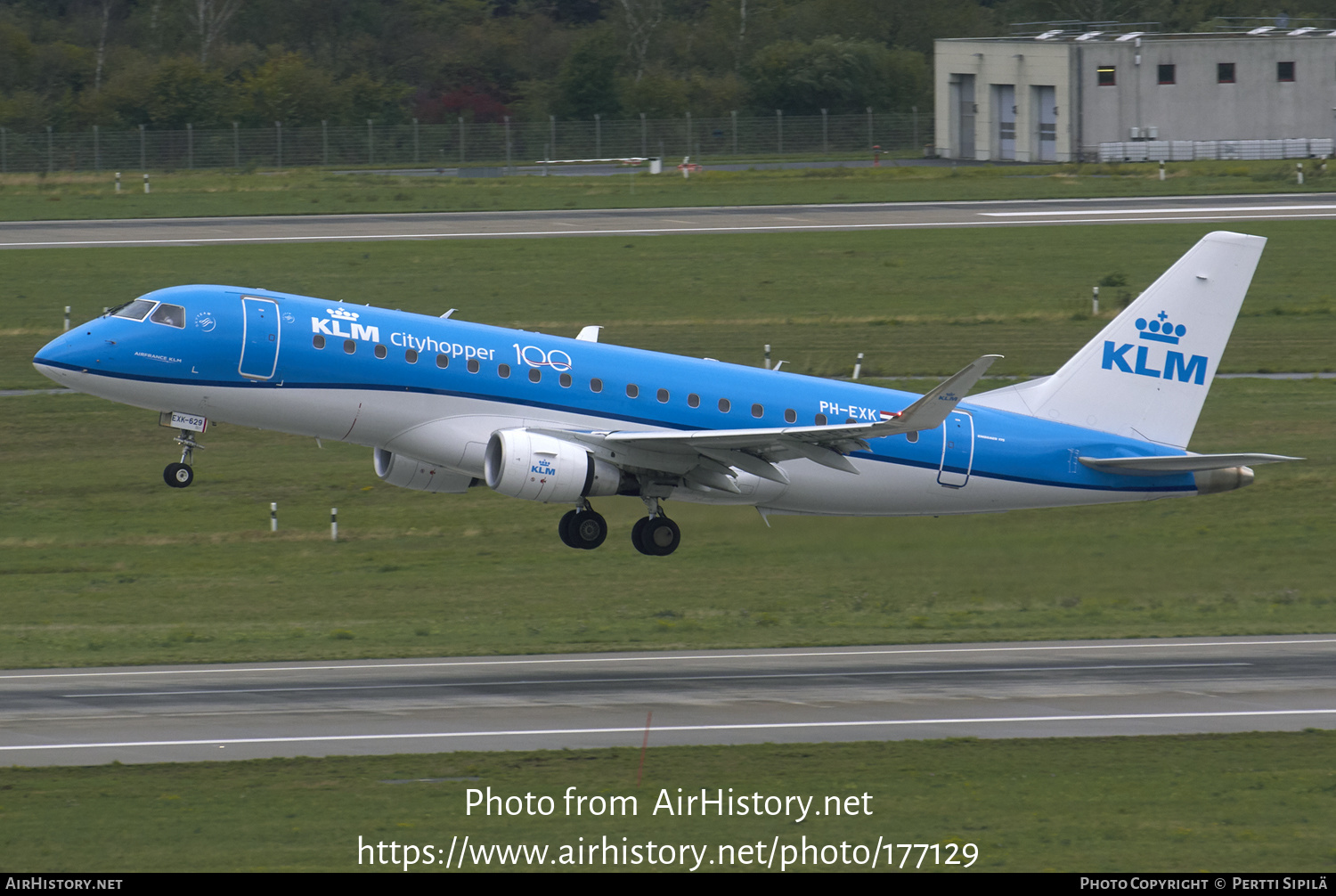 Aircraft Photo of PH-EXK | Embraer 175STD (ERJ-170-200STD) | KLM Cityhopper | AirHistory.net #177129