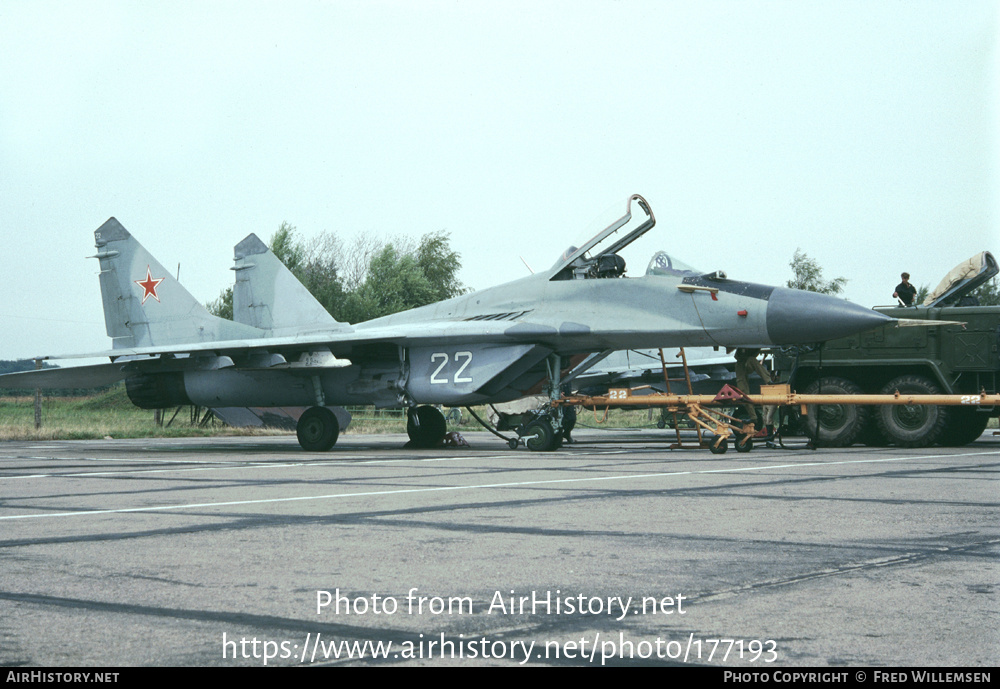 Aircraft Photo of 22 white | Mikoyan-Gurevich MiG-29 (9-12) | Russia - Air Force | AirHistory.net #177193