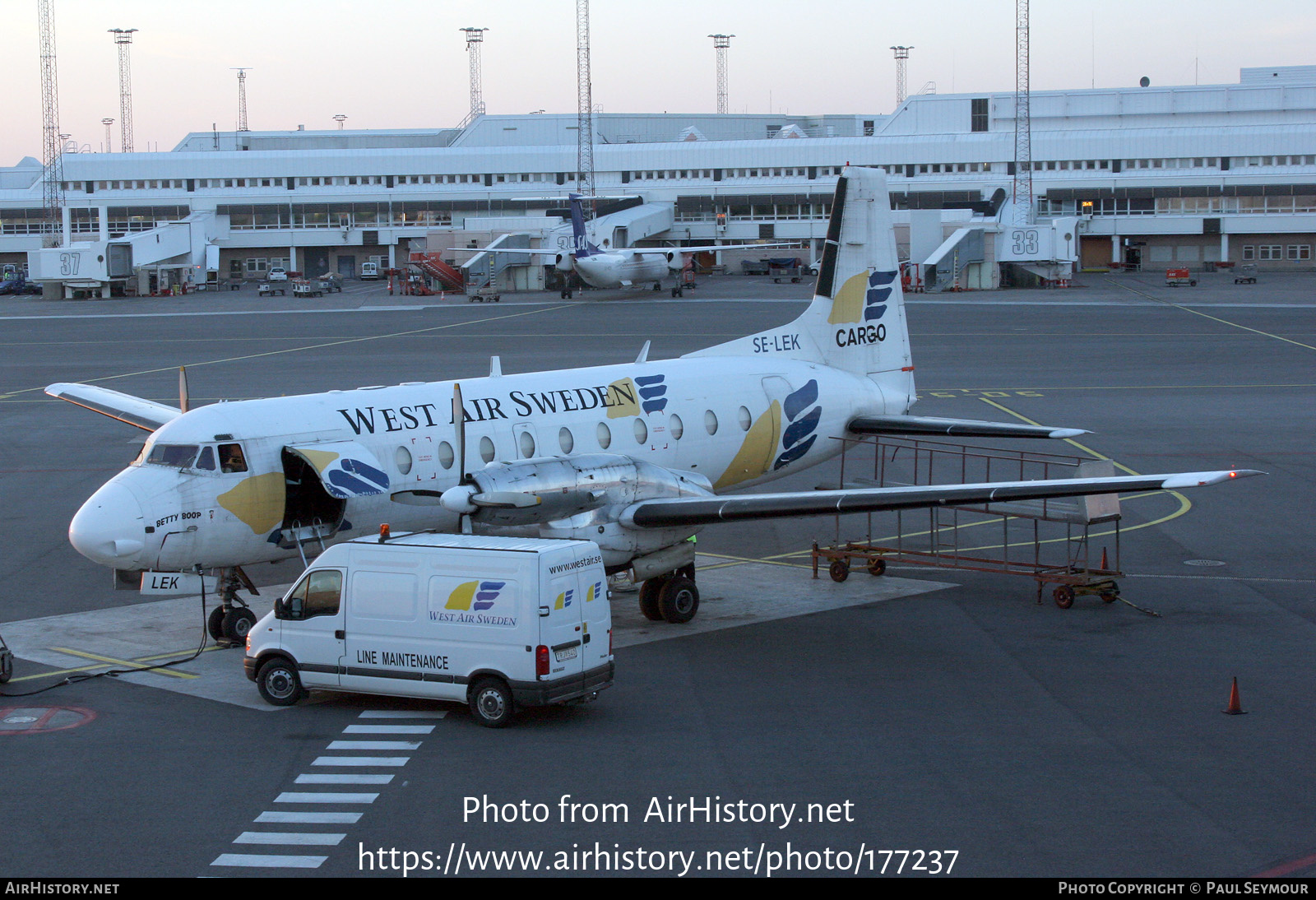 Aircraft Photo of SE-LEK | Hawker Siddeley HS-748 Srs2/244 | West Air Sweden | AirHistory.net #177237