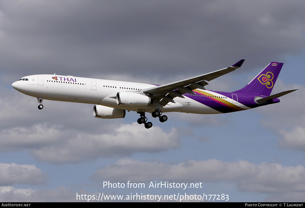 Aircraft Photo of F-WWYA | Airbus A330-343 | Thai Airways International | AirHistory.net #177283