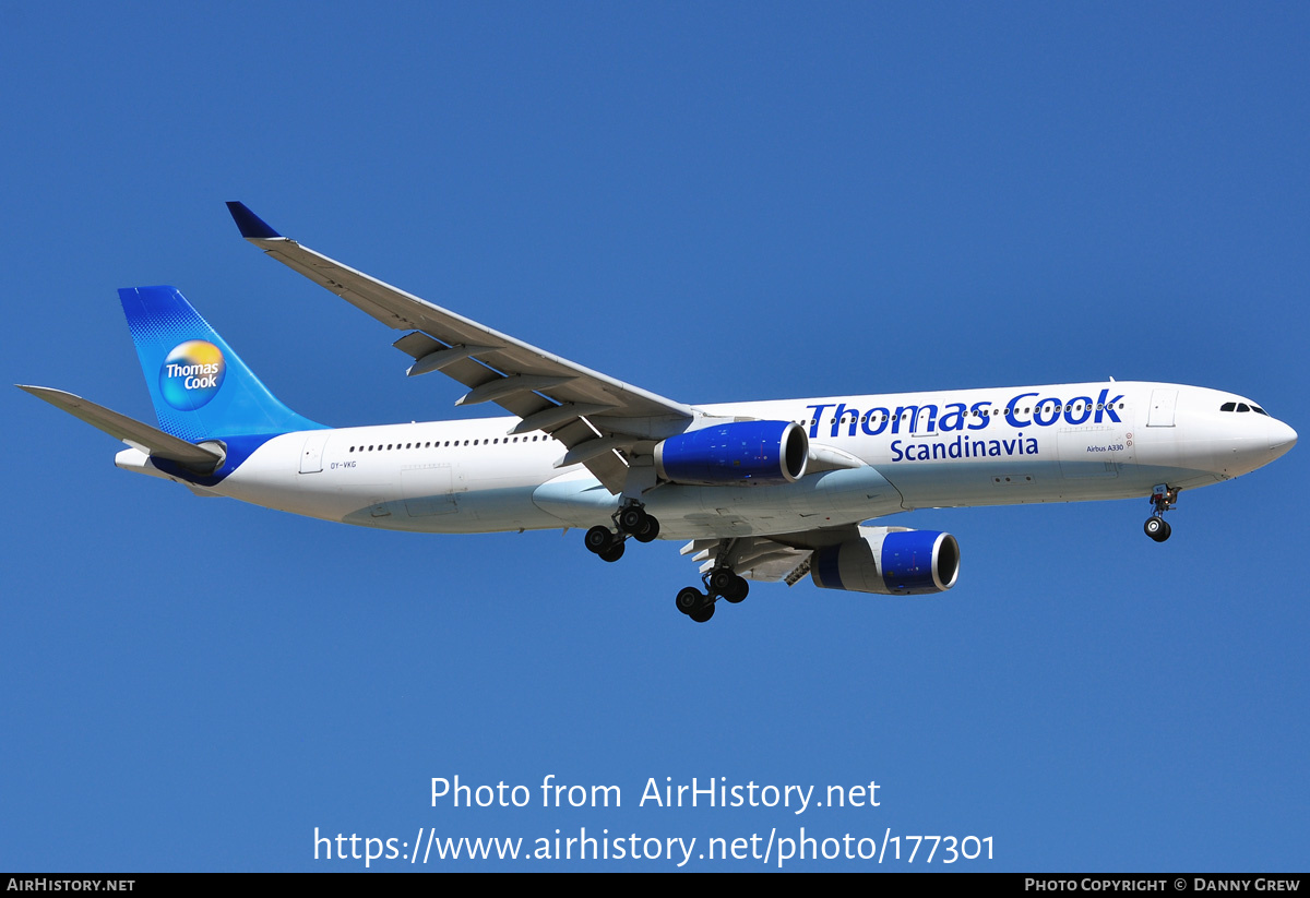 Aircraft Photo of OY-VKG | Airbus A330-343 | Thomas Cook Airlines Scandinavia | AirHistory.net #177301