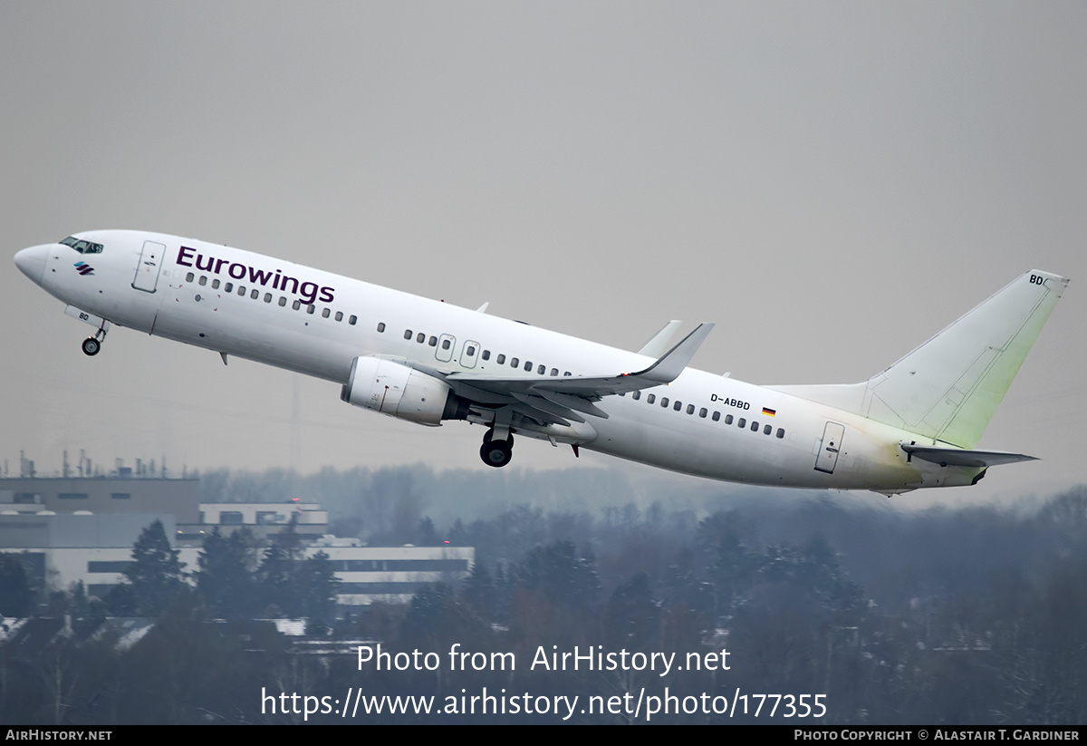 Aircraft Photo of D-ABBD | Boeing 737-86J | Eurowings | AirHistory.net #177355