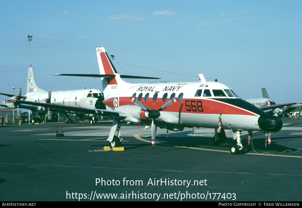 Aircraft Photo of XX487 | Scottish Aviation HP-137 Jetstream T2 | UK - Navy | AirHistory.net #177403