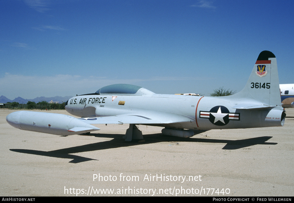 Aircraft Photo of 53-6145 / 36145 | Lockheed T-33A | USA - Air Force | AirHistory.net #177440