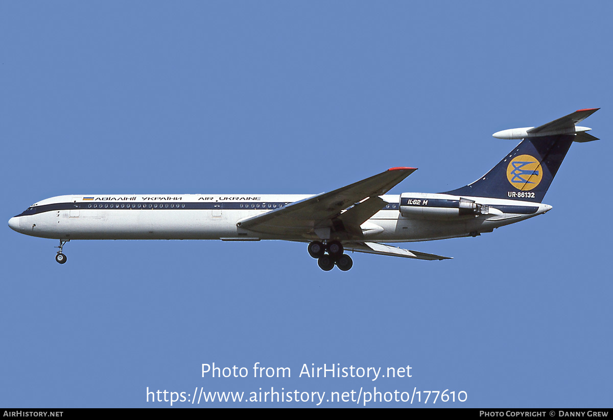 Aircraft Photo of UR-86132 | Ilyushin Il-62M | Air Ukraine | AirHistory.net #177610