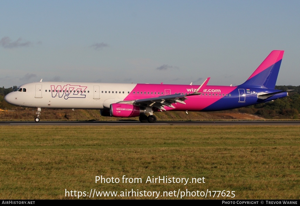 Aircraft Photo of HA-LTI | Airbus A321-231 | Wizz Air | AirHistory.net #177625