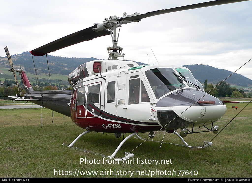 Aircraft Photo of C-FXNI | Bell 214B-1 Biglifter | East West Transportation | AirHistory.net #177640