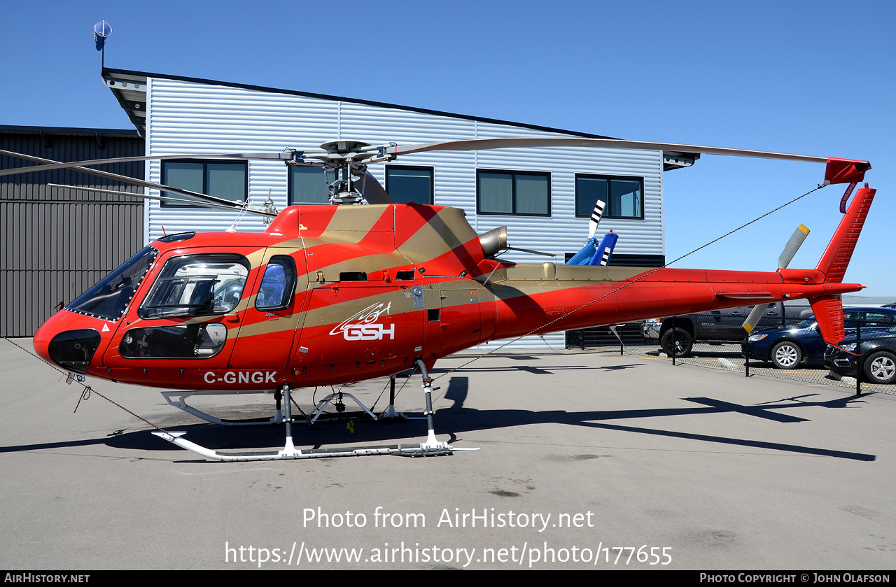 Aircraft Photo of C-GNGK | Aerospatiale AS-350B-2 Ecureuil | Great Slave Helicopters | AirHistory.net #177655