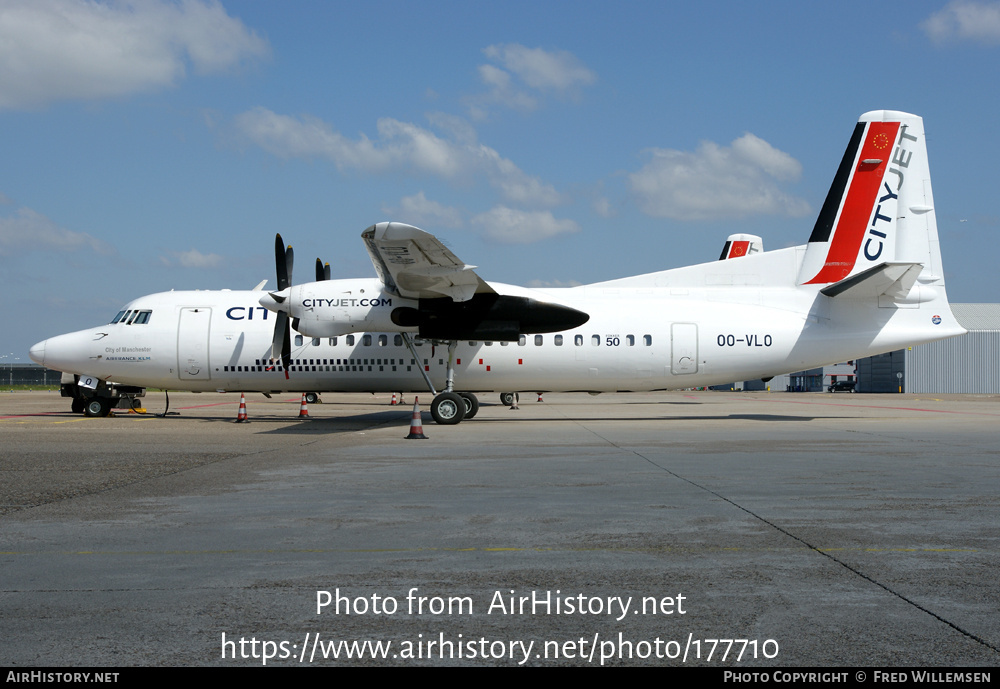 Aircraft Photo of OO-VLO | Fokker 50 | CityJet | AirHistory.net #177710